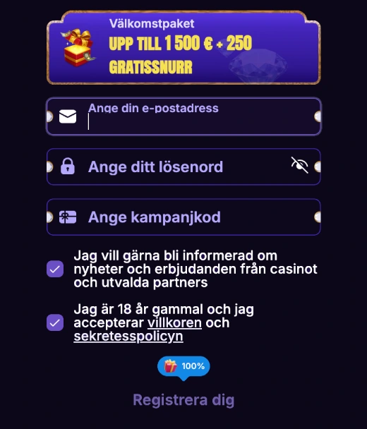 Registrering